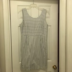 Size 12 limited B&W stripe dress
